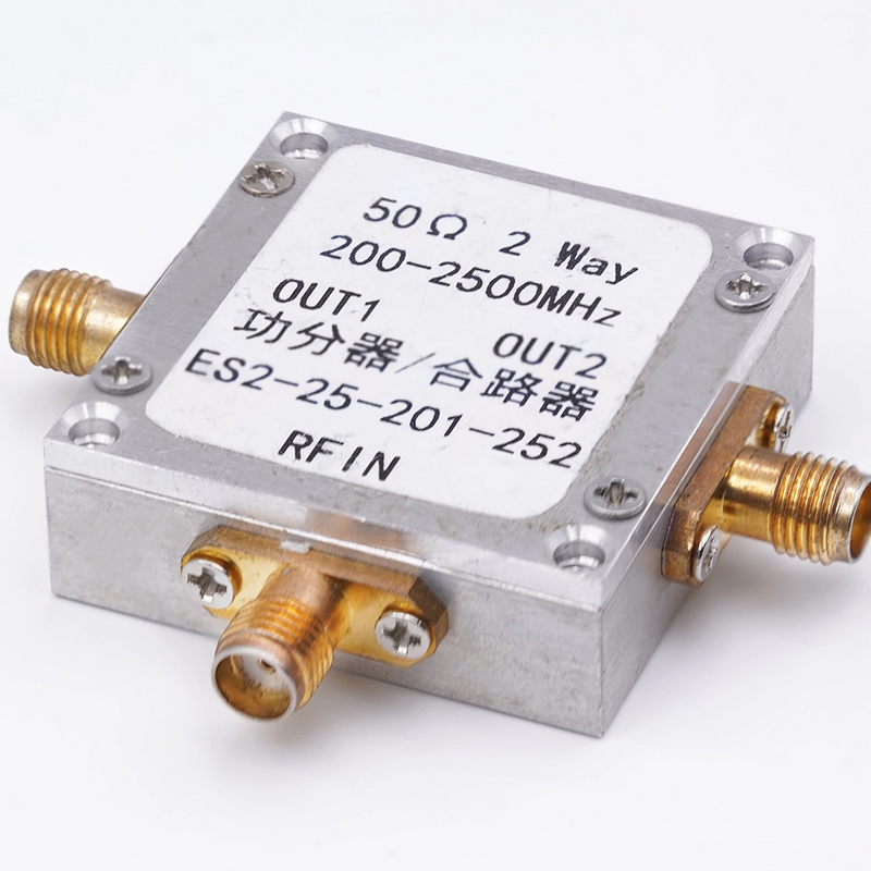50Ω 2 Way 0°Power Splitter/combiner ES2-25-201-252