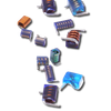 SMD Square spring Inductors, For commucation ,catv applications use 